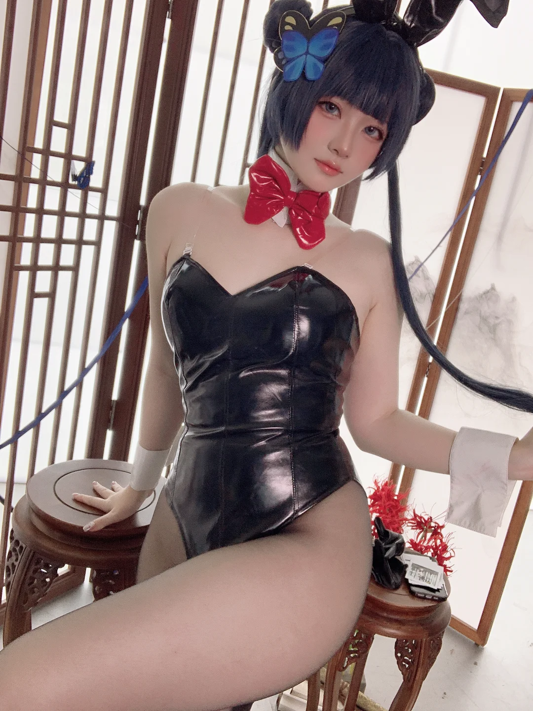 屿鱼 - 蔚蓝档案 龙华妃咲 兔女郎 [40P] tg@simisebaisi040.webp