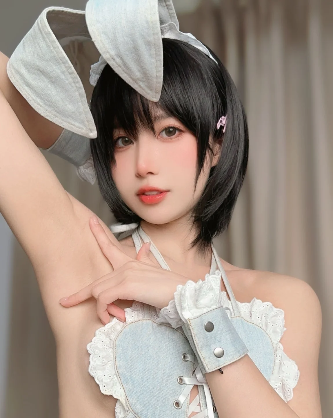 布丁大法 – 牛仔硬糖兔 [99P] 【丝足阁写真】021.webp