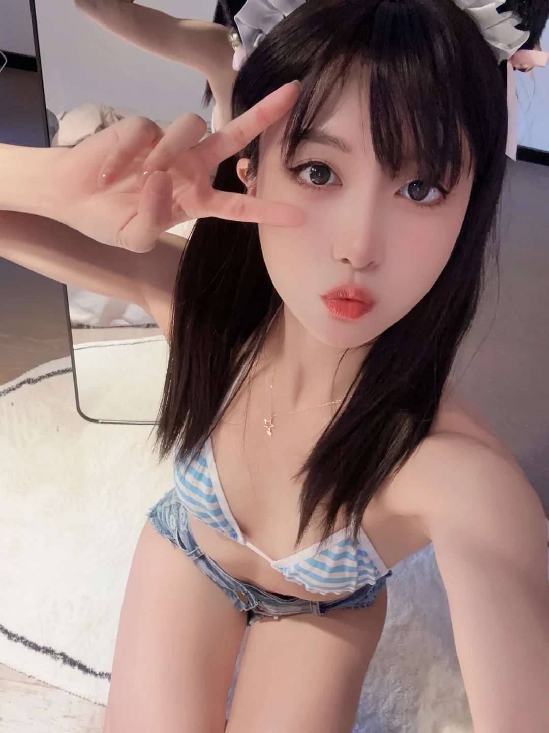 布丁大法 - 蓝白条纹喵 [26P 9V] 20240708-215850(19).webp