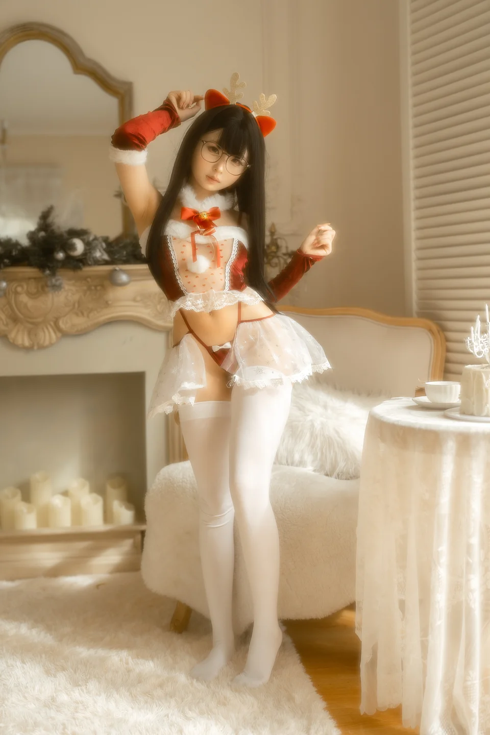 幼水铃衣 – 圣诞小鹿 [80P2V-2.81GB] 【丝足阁写真】004.webp
