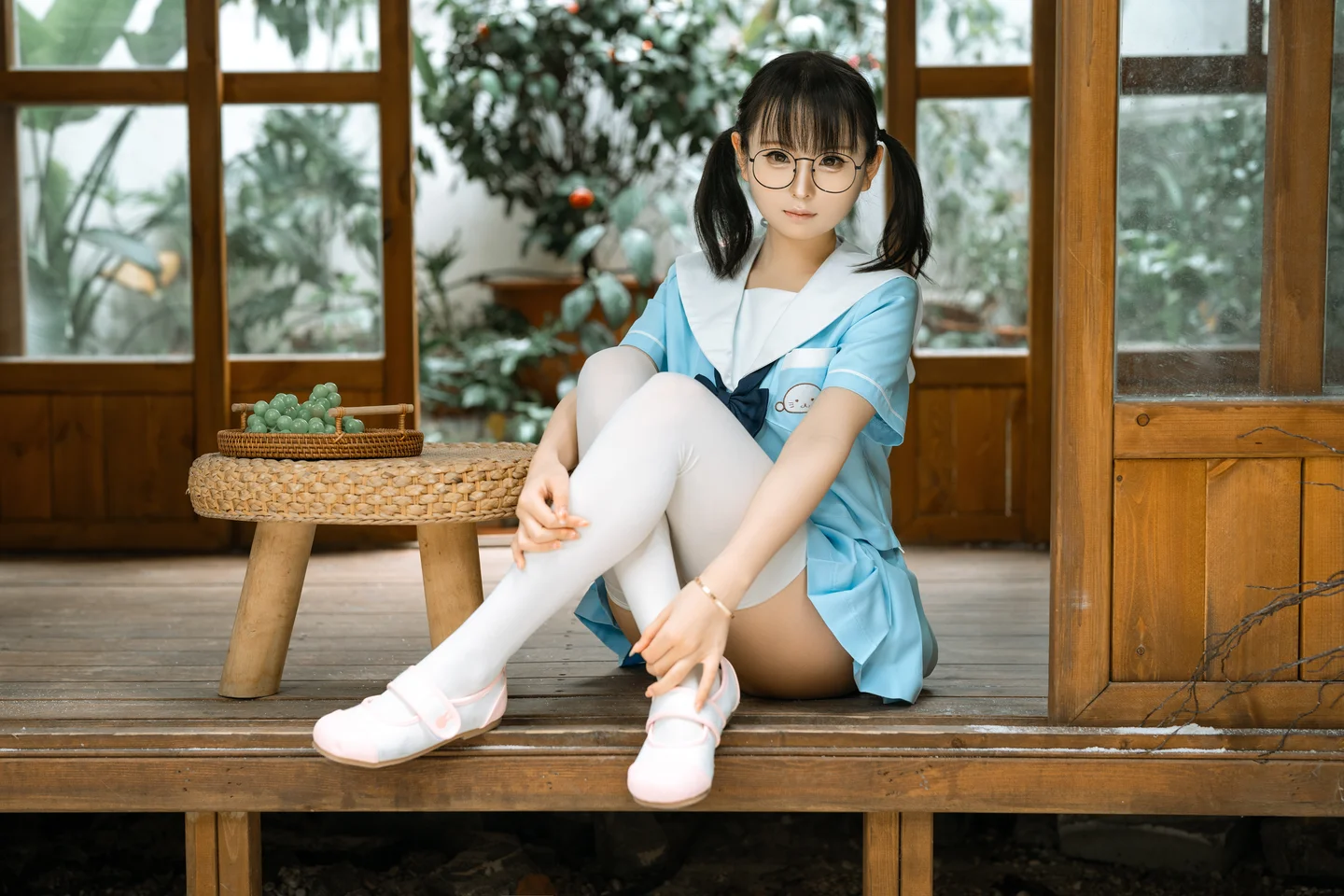 幼水铃衣_–_双马尾合集_80P+18分钟超长写真花絮🎬 【丝足阁写真】001.webp