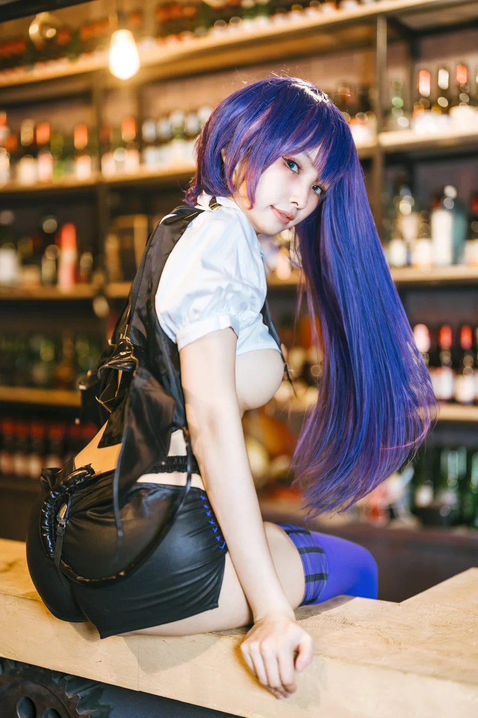 慕慕Momo - 小惡魔的魅惑之吻 魔太郎 【丝足阁写真】011.webp