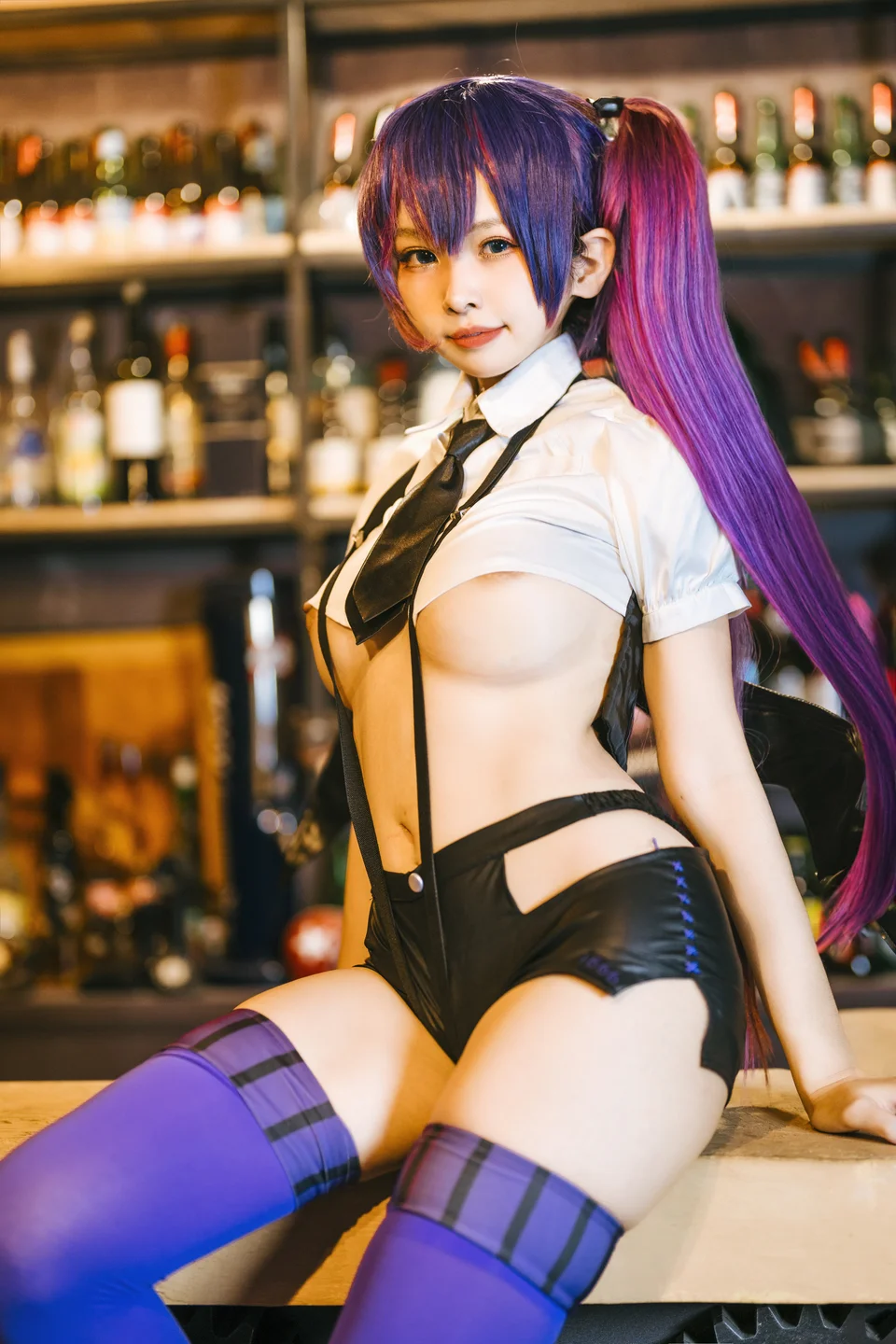 慕慕Momo - 小惡魔的魅惑之吻 魔太郎 【丝足阁写真】014.webp
