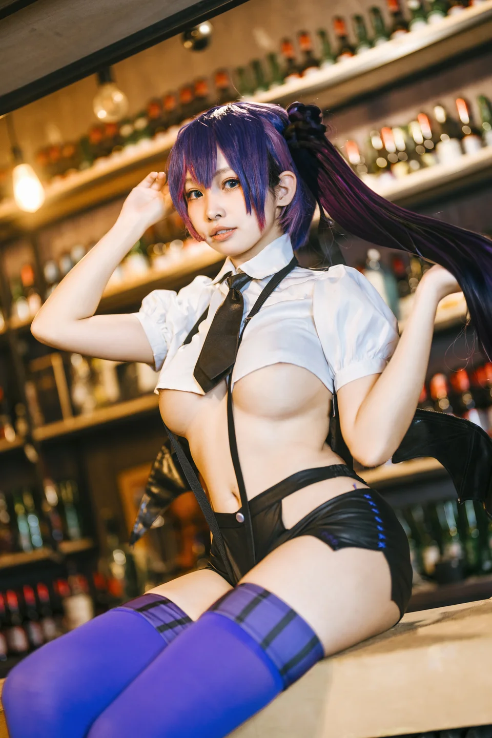 慕慕Momo - 小惡魔的魅惑之吻 魔太郎 【丝足阁写真】015.webp