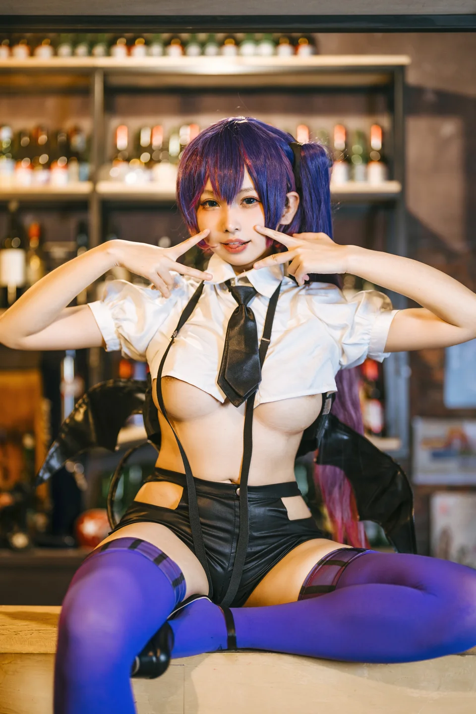 慕慕Momo - 小惡魔的魅惑之吻 魔太郎 【丝足阁写真】016.webp