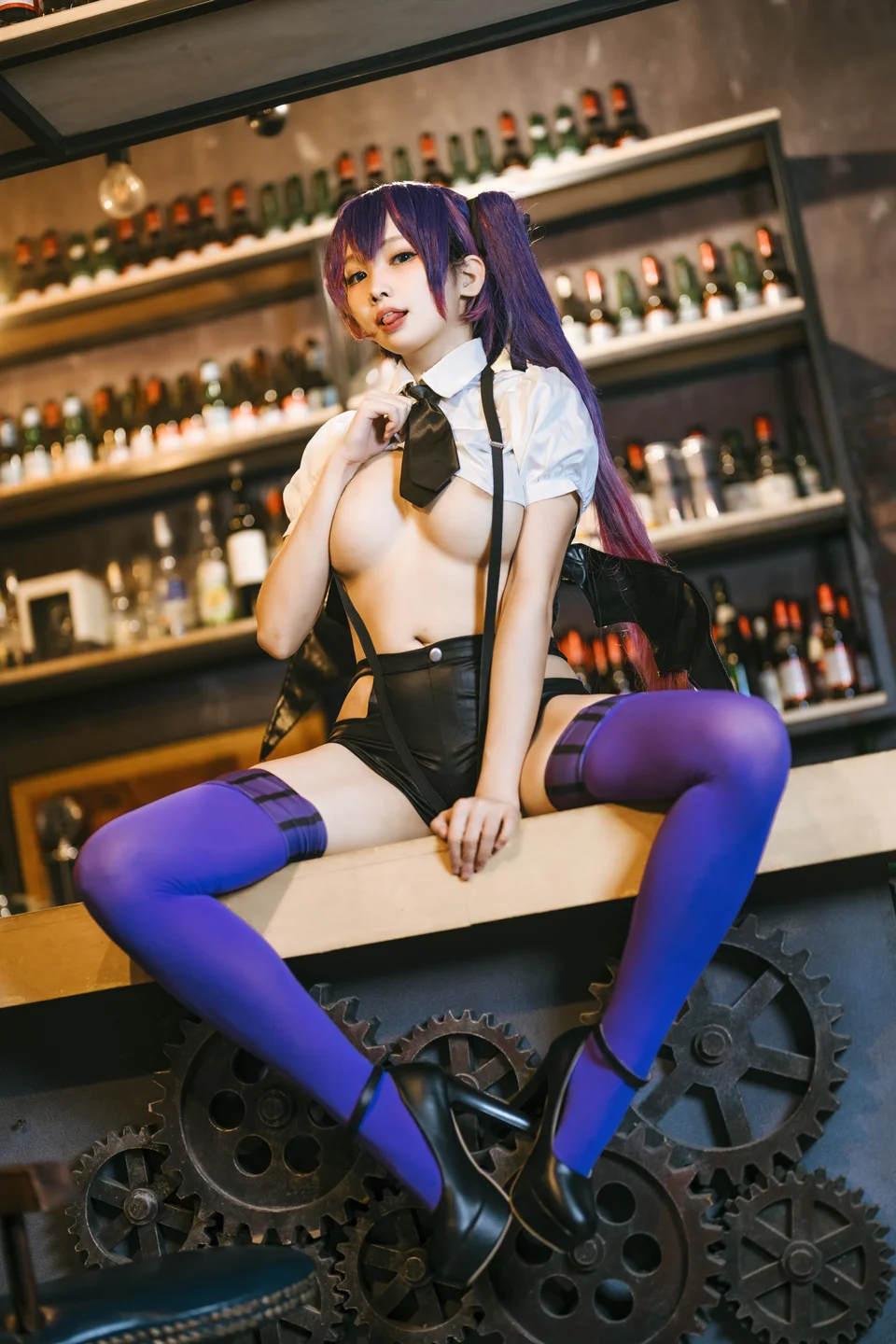 慕慕Momo - 小惡魔的魅惑之吻 魔太郎 【丝足阁写真】017.webp