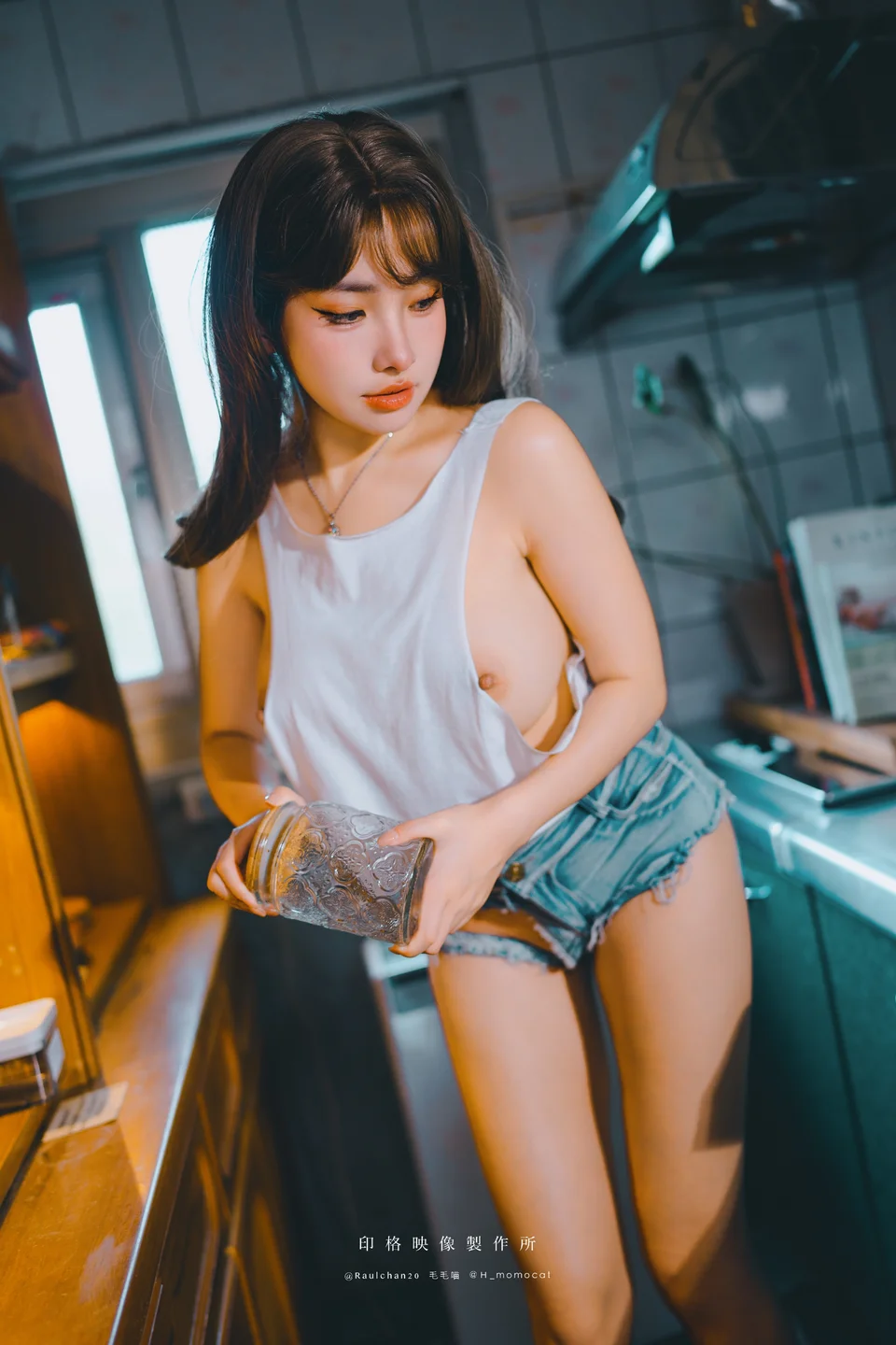 慕慕Momo - 新婚後不斷誘惑我的妻子 【丝足阁写真】009.webp