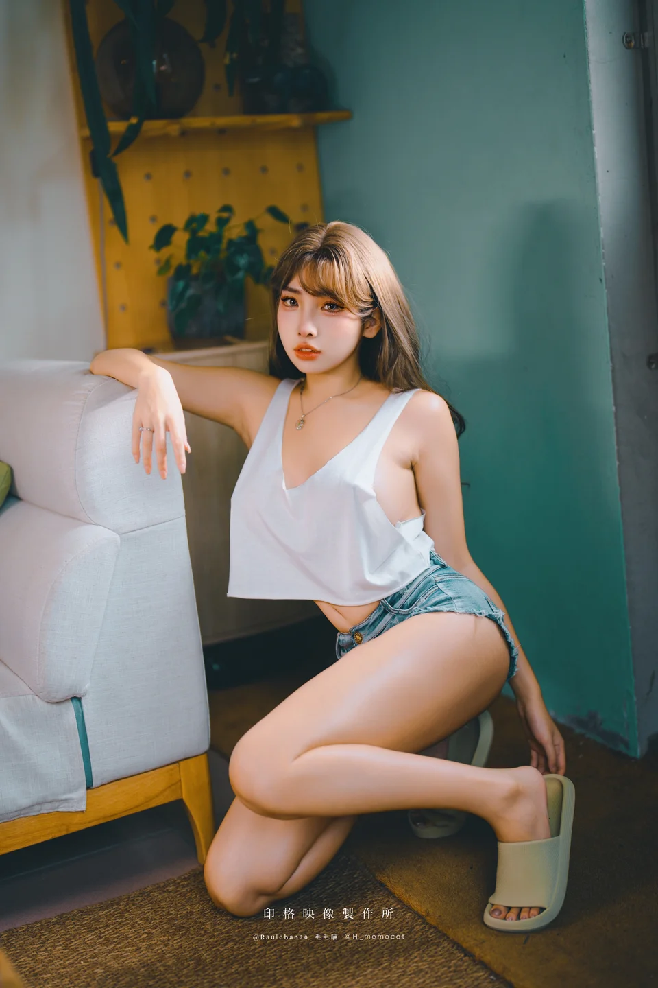 慕慕Momo - 新婚後不斷誘惑我的妻子 【丝足阁写真】024.webp