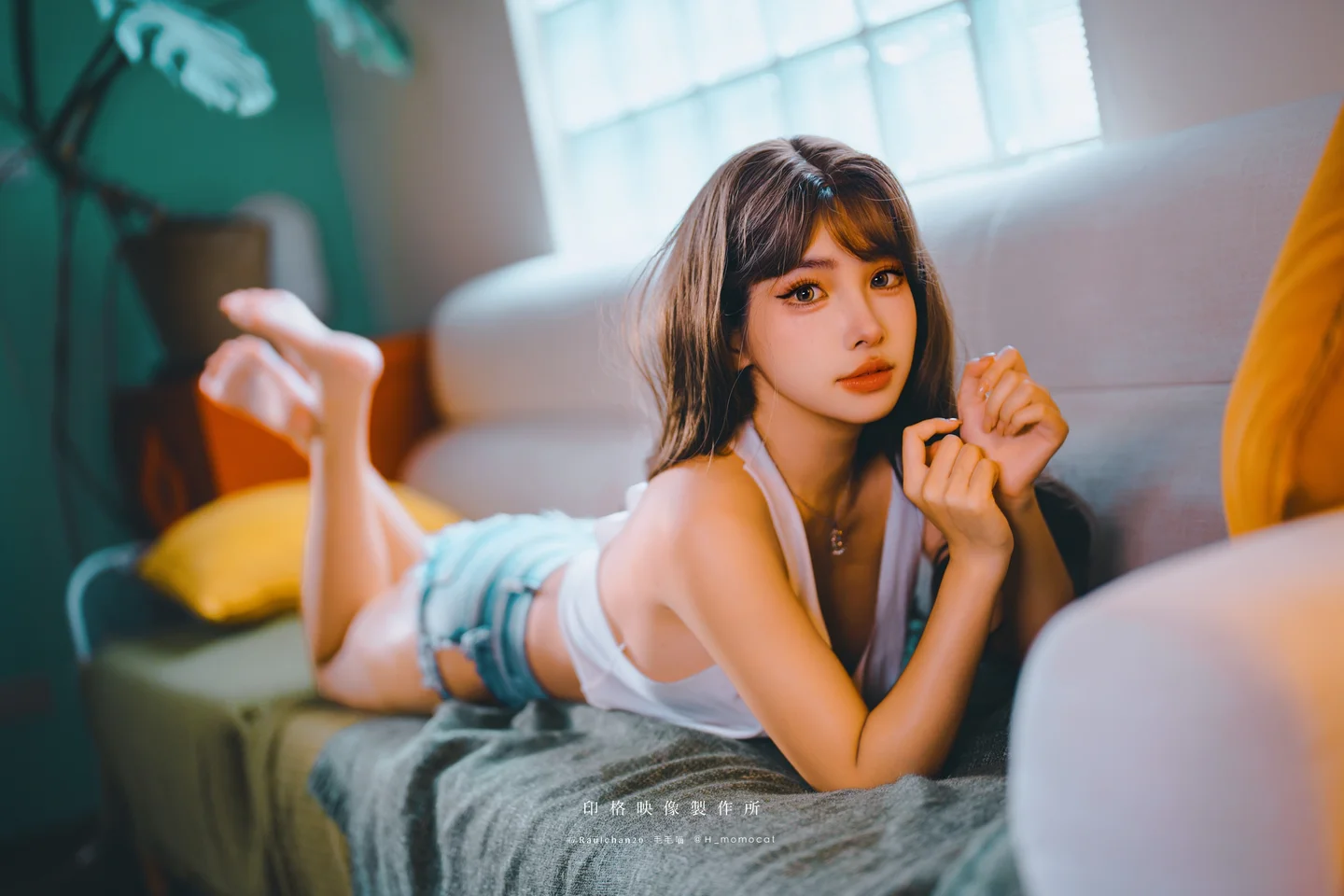 慕慕Momo - 新婚後不斷誘惑我的妻子 【丝足阁写真】044.webp