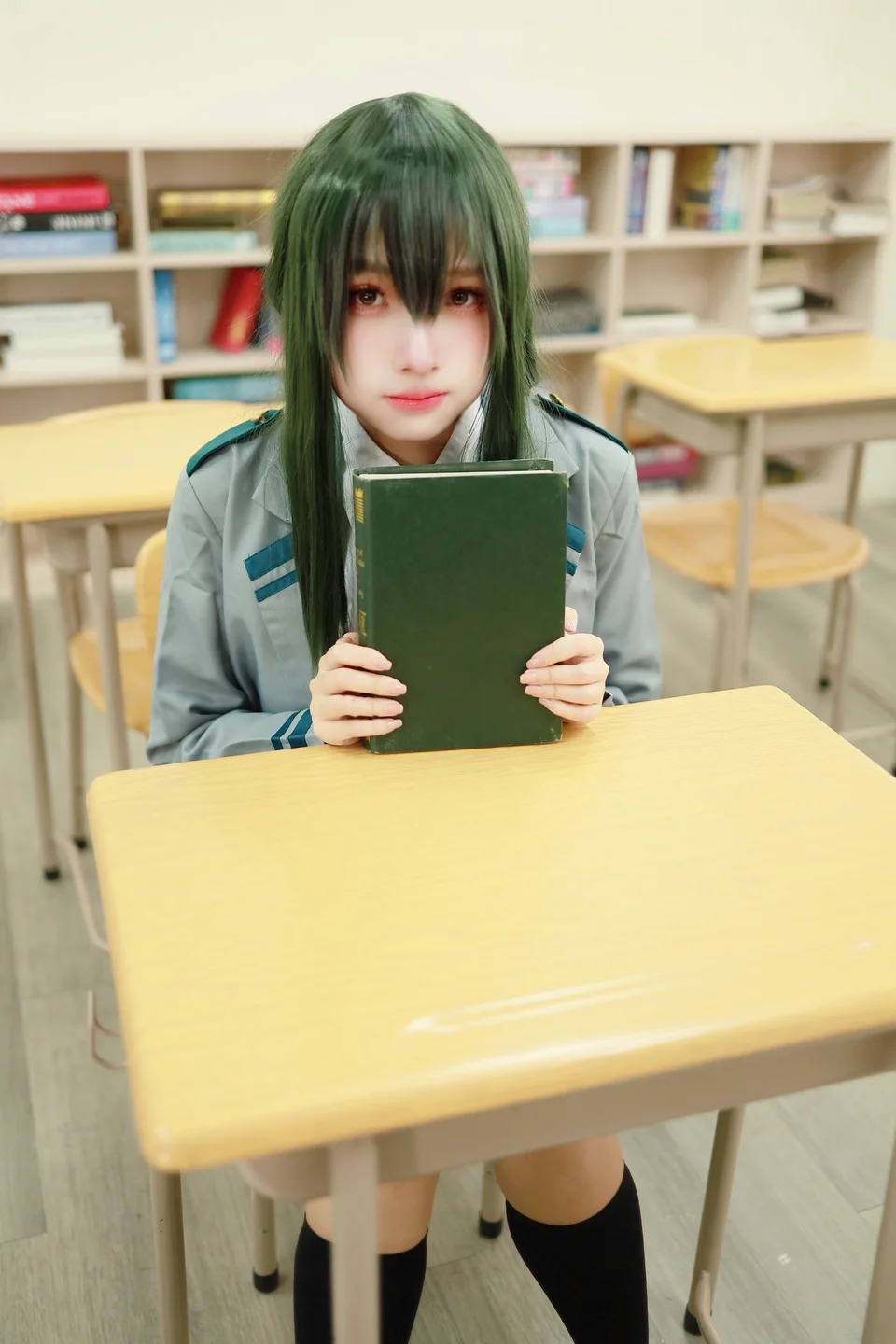慕慕Momo - 蛙吹梅雨 學生服 Asui Tsuyu [27P-356MB] 013.webp