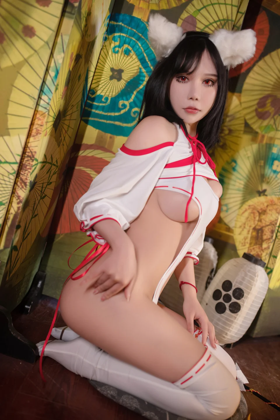 抱走莫子 – 神社巫女 [48P 4V] TG@icoset009.webp