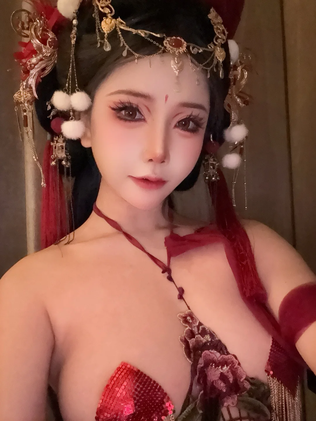 抱走莫子 – 红色小尾巴 [120P 25V] TG@icoset017.webp