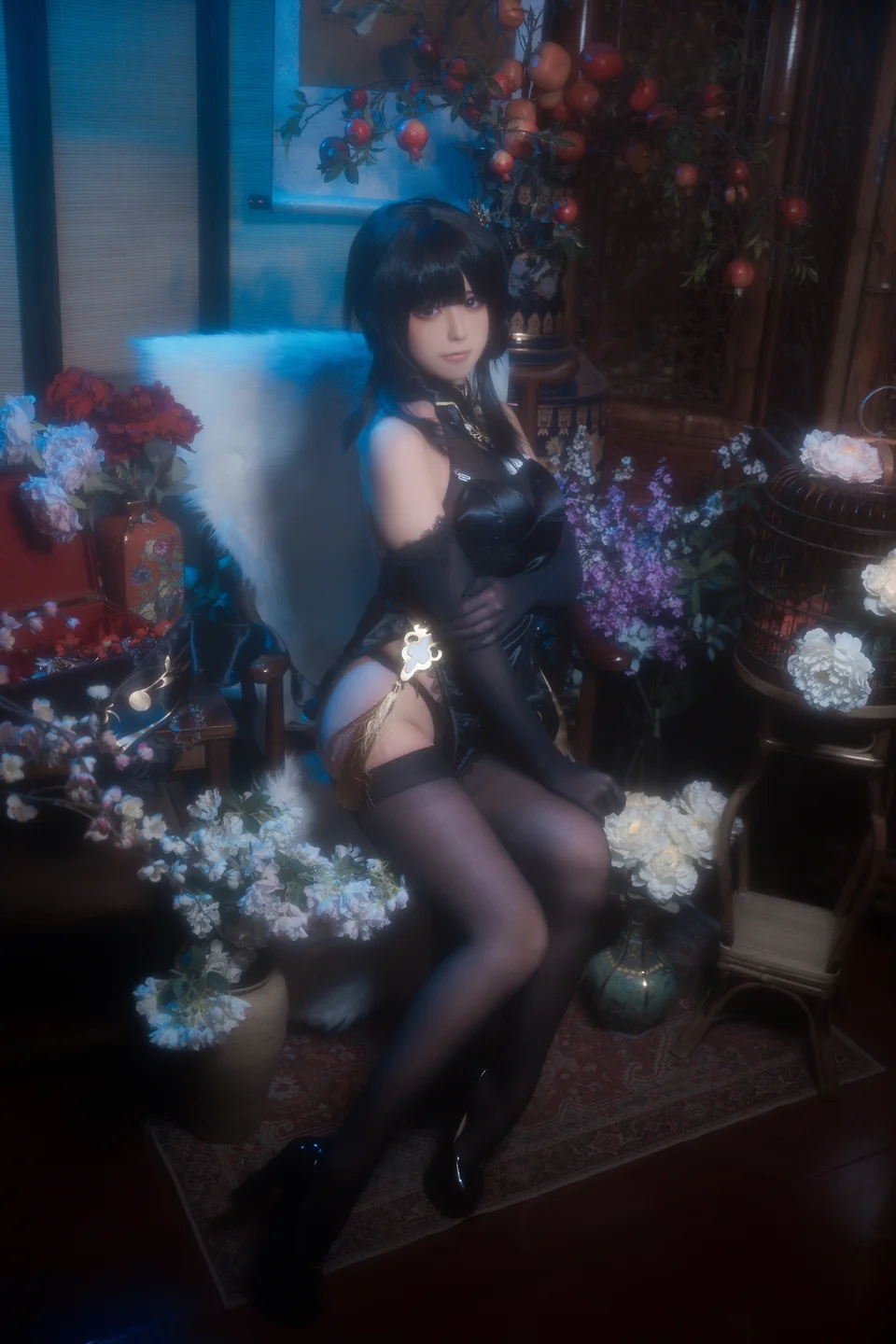 拖拉大王 - 碧蓝航线 镇海 旗袍 [44P] tg@simisebaisi1.webp