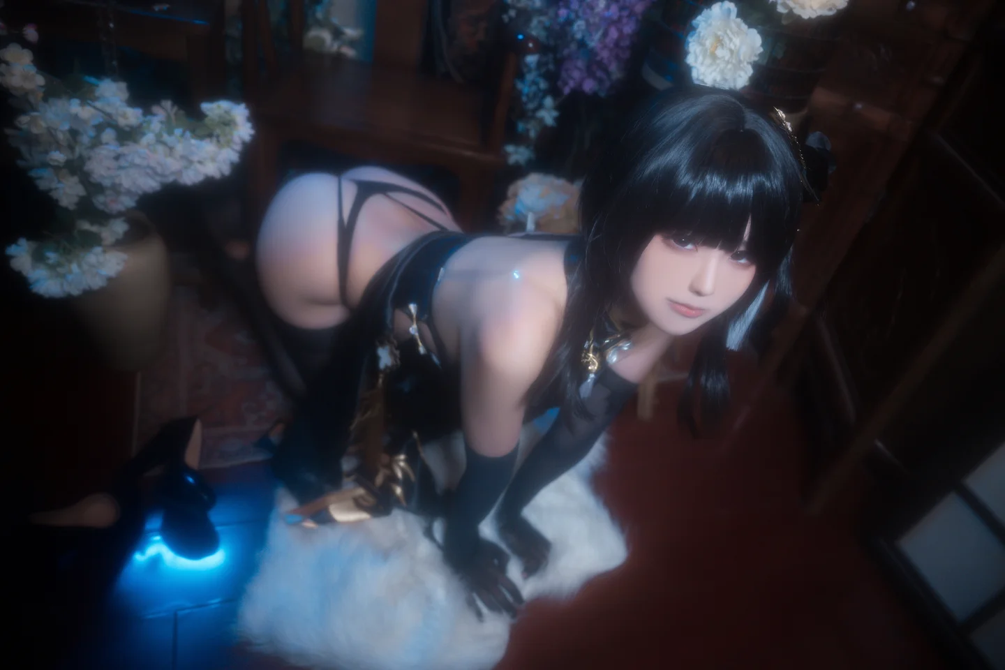 拖拉大王 - 碧蓝航线 镇海 旗袍 [44P] tg@simisebaisi31.webp