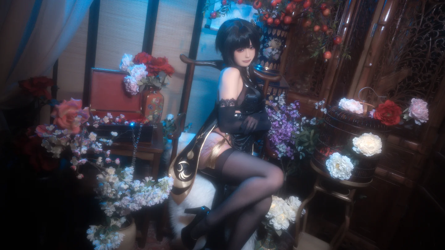 拖拉大王 - 碧蓝航线 镇海 旗袍 [44P] tg@simisebaisi40.webp