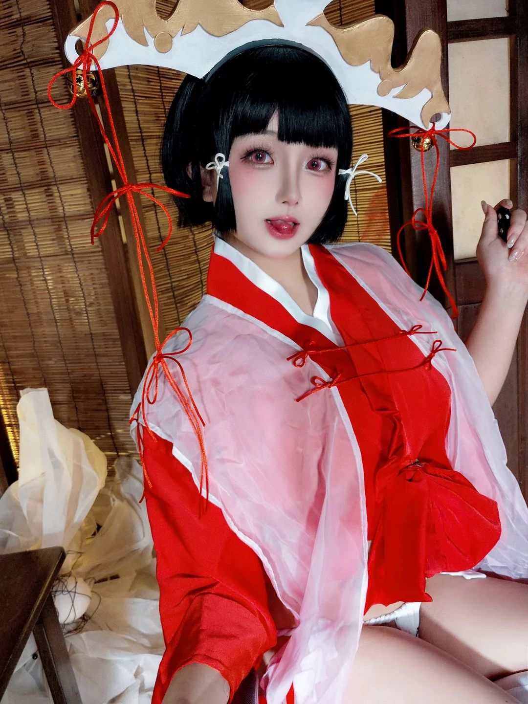 日奈娇 - 辉夜巫女 [130P 1V] tg@simisebaisi2.webp