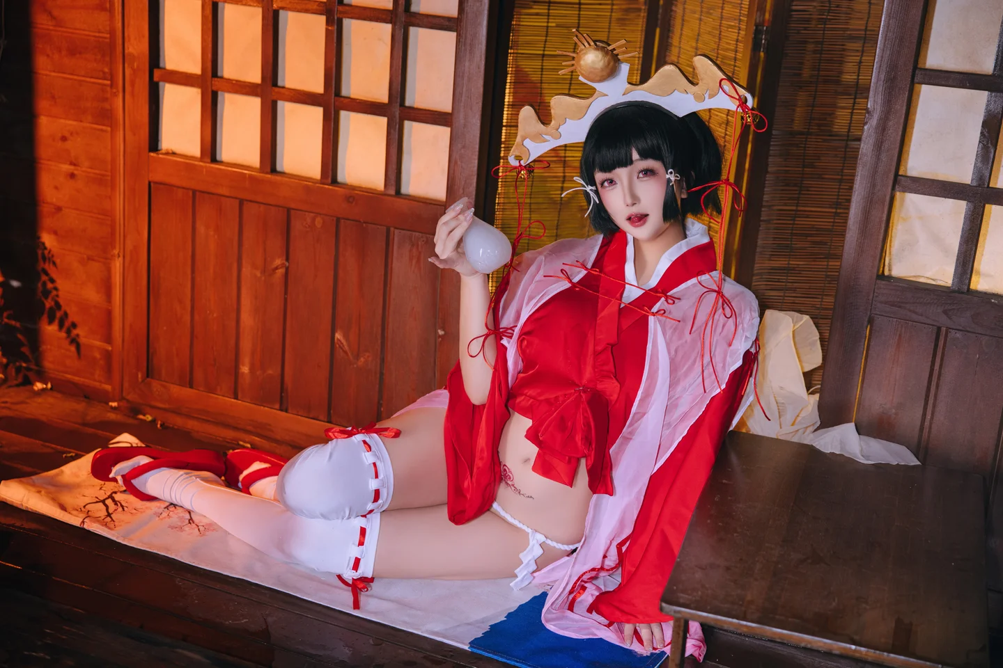 日奈娇 - 辉夜巫女 [130P 1V] tg@simisebaisi21.webp