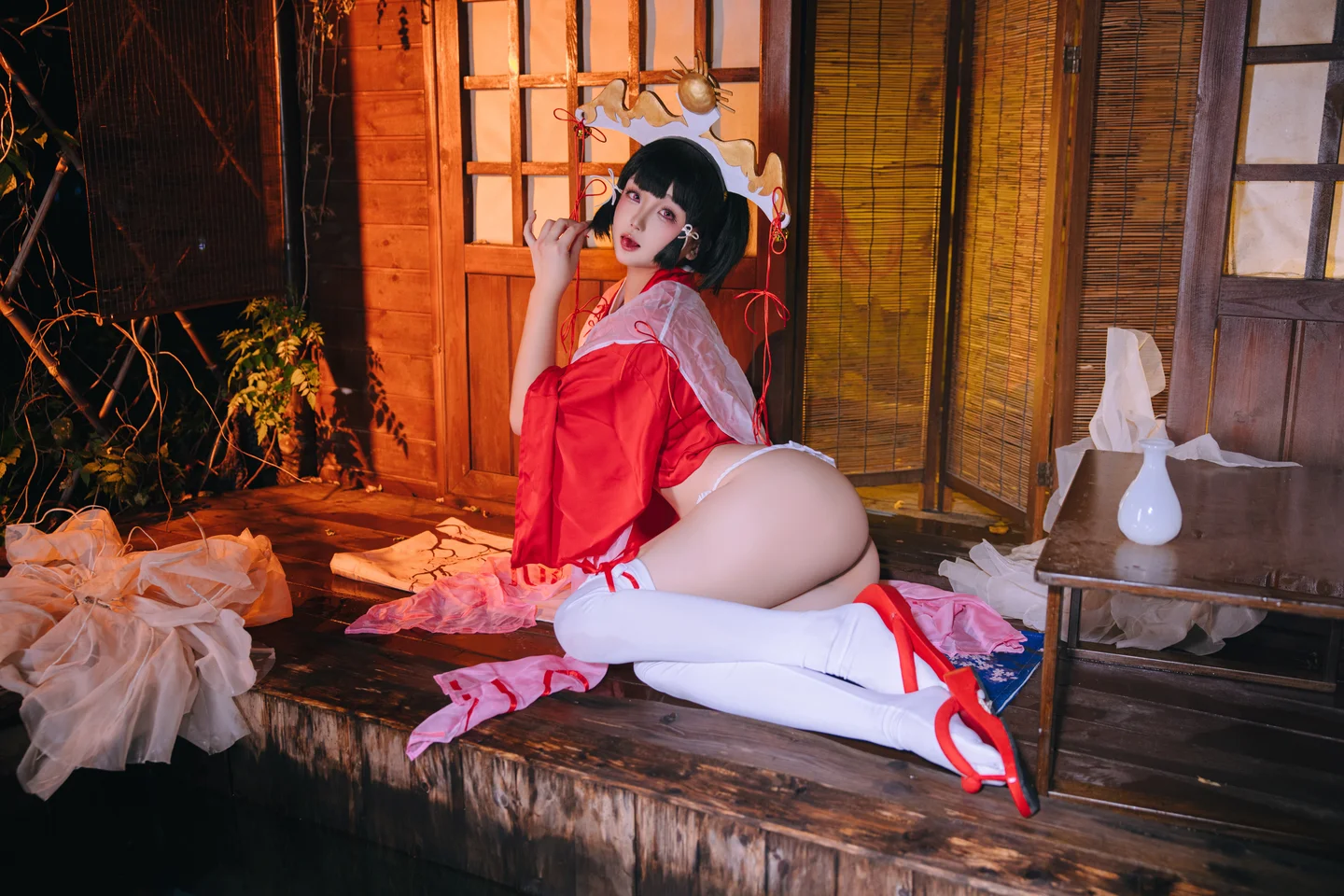 日奈娇 - 辉夜巫女 [130P 1V] tg@simisebaisi23.webp