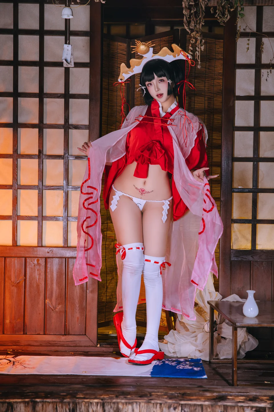 日奈娇 - 辉夜巫女 [130P 1V] tg@simisebaisi27.webp