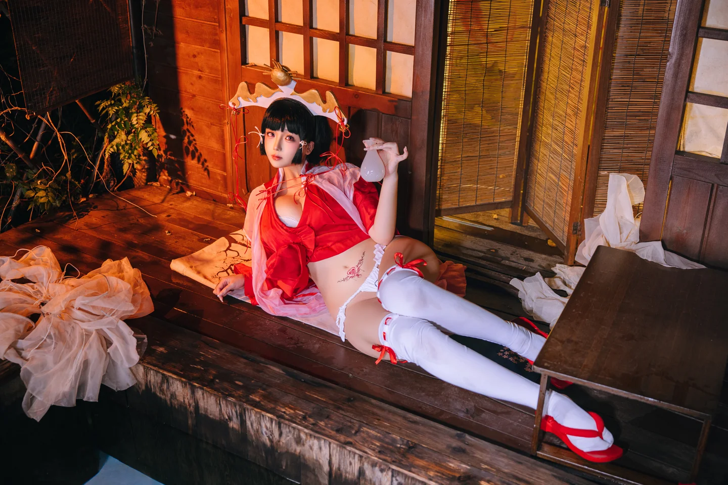 日奈娇 - 辉夜巫女 [130P 1V] tg@simisebaisi33.webp