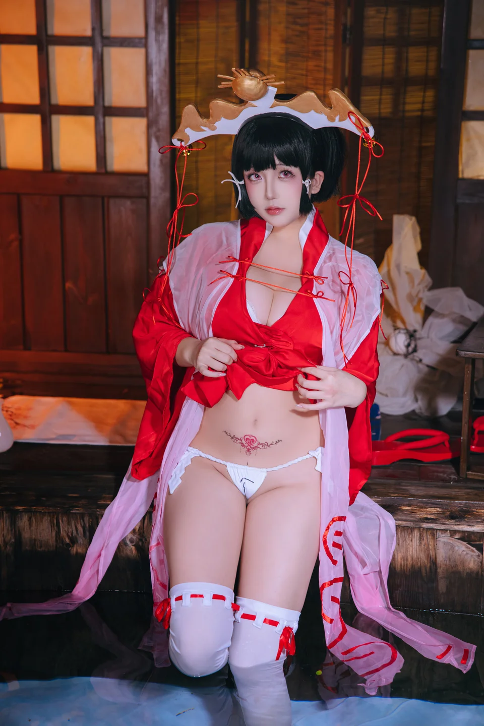 日奈娇 - 辉夜巫女 [130P 1V] tg@simisebaisi37.webp