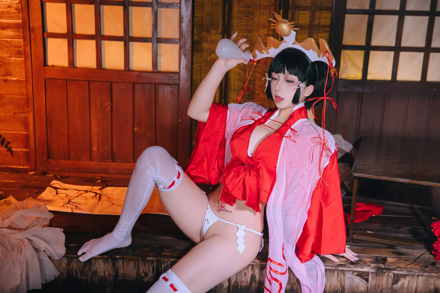 日奈娇 - 辉夜巫女 [130P 1V] tg@simisebaisi38.webp