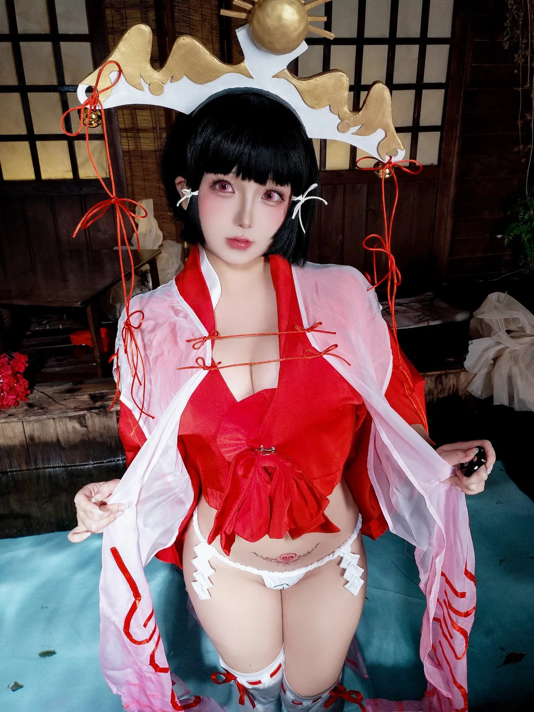 日奈娇 - 辉夜巫女 [130P 1V] tg@simisebaisi4.webp