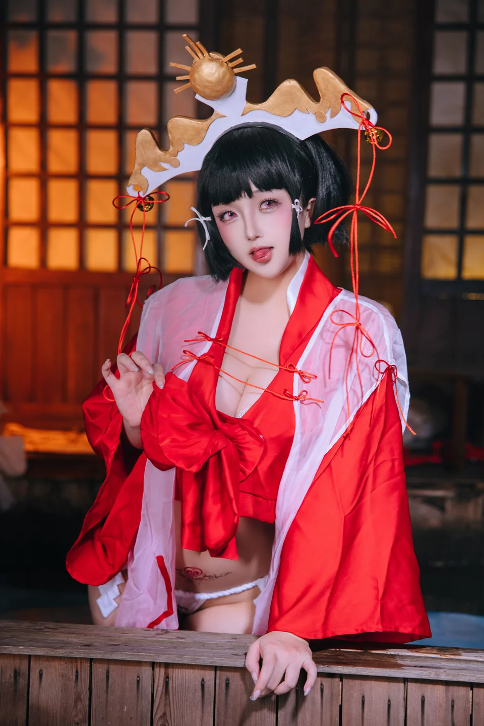 日奈娇 - 辉夜巫女 [130P 1V] tg@simisebaisi44.webp