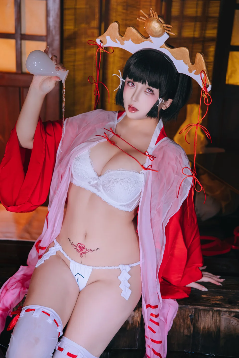 日奈娇 - 辉夜巫女 [130P 1V] tg@simisebaisi46.webp