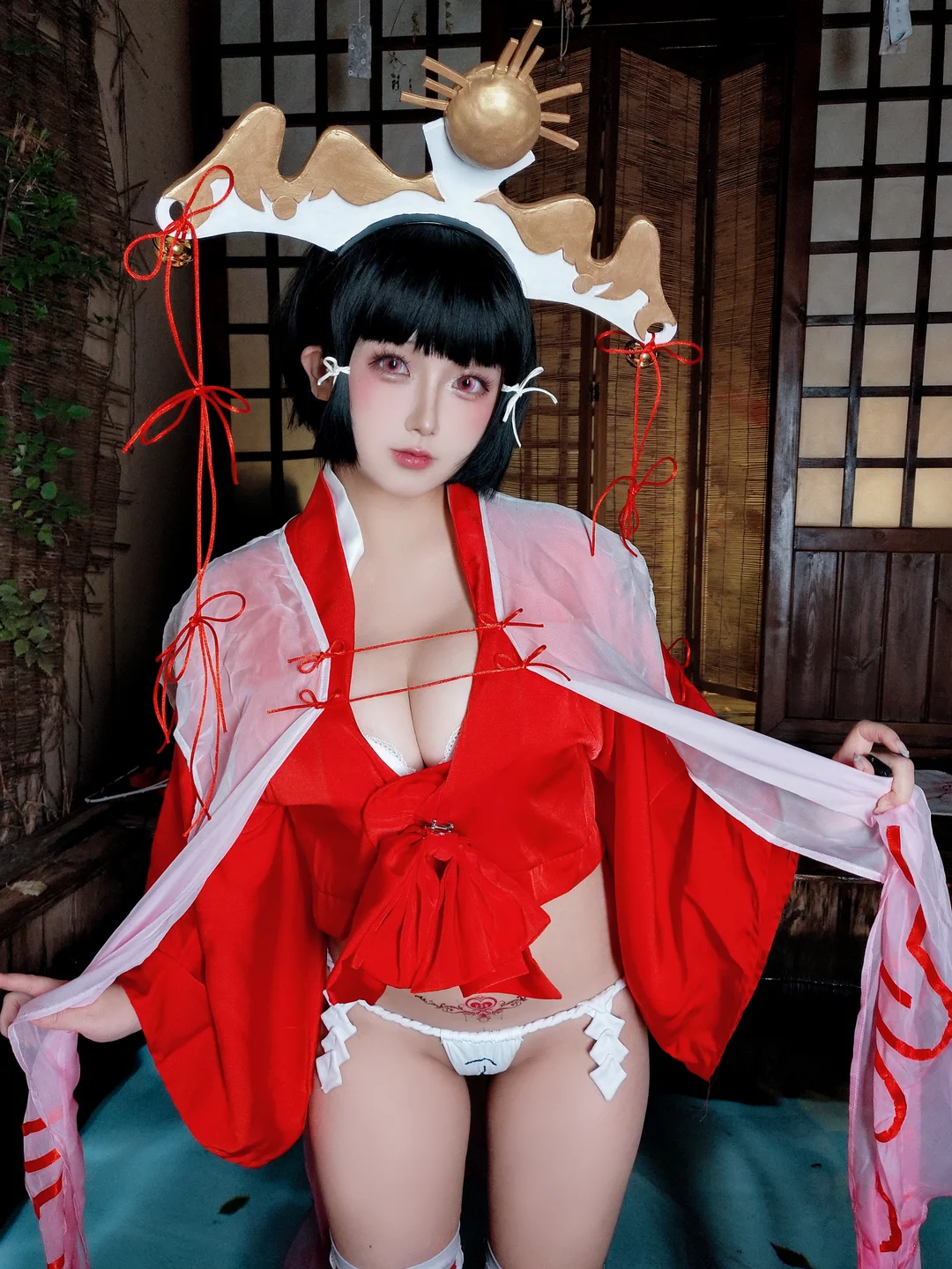 日奈娇 - 辉夜巫女 [130P 1V] tg@simisebaisi6.webp