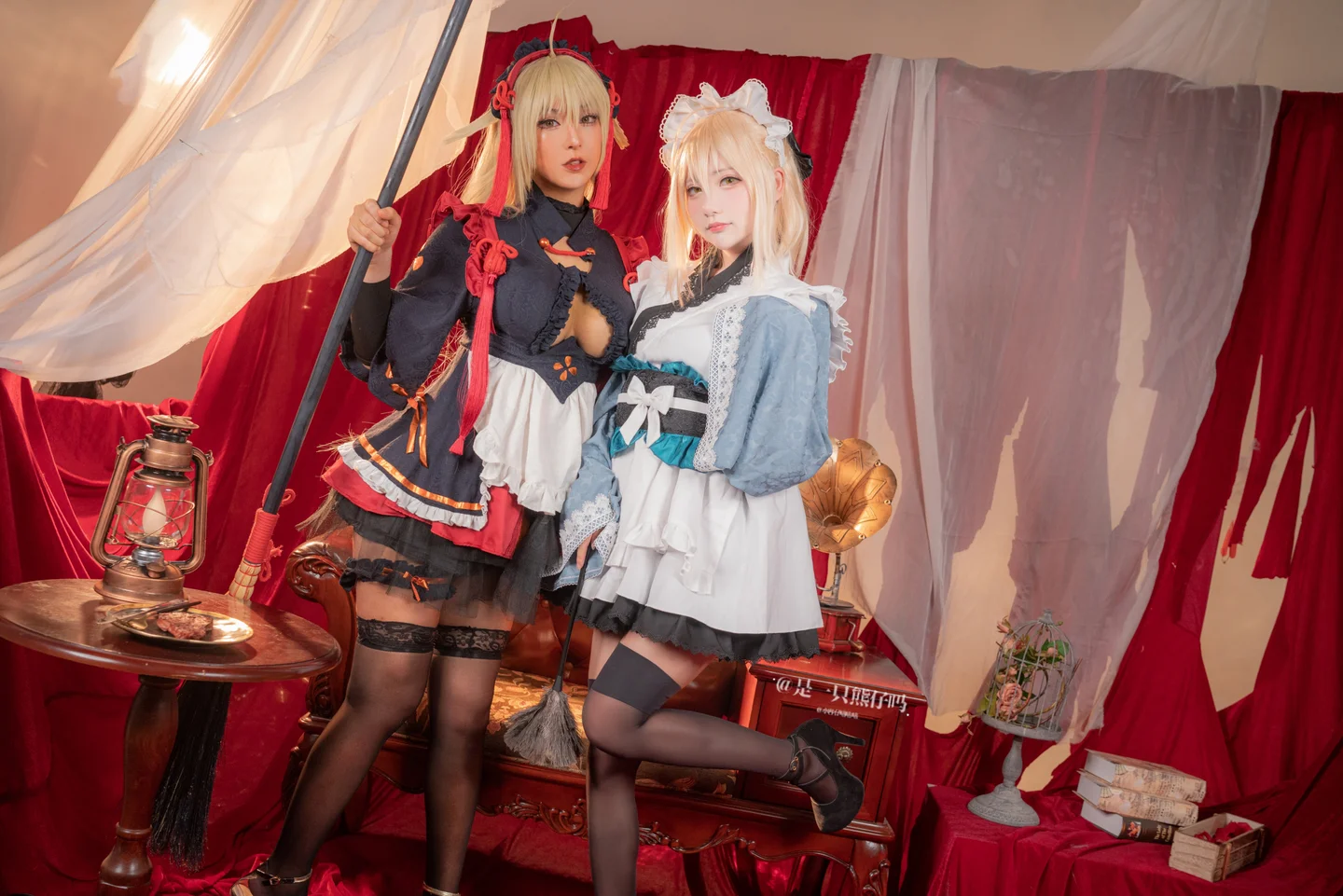 是一只熊仔吗&小容仔咕咕咕w_Fgo！冲田总司&魔神冲田_双人绳艺_55P_369MB