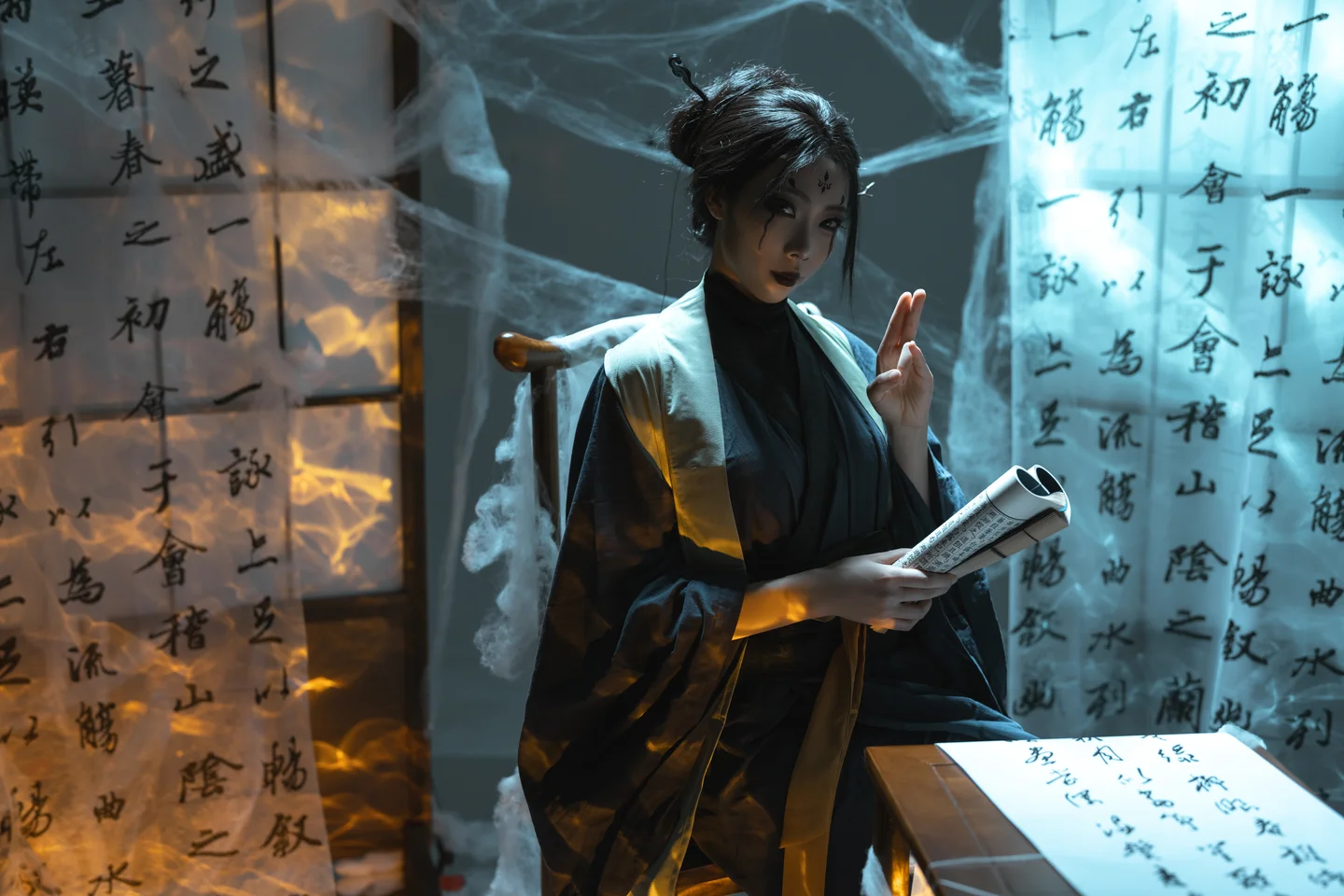 杏仁曲奇 – 黑神话 蜘蛛精四妹 [50P]