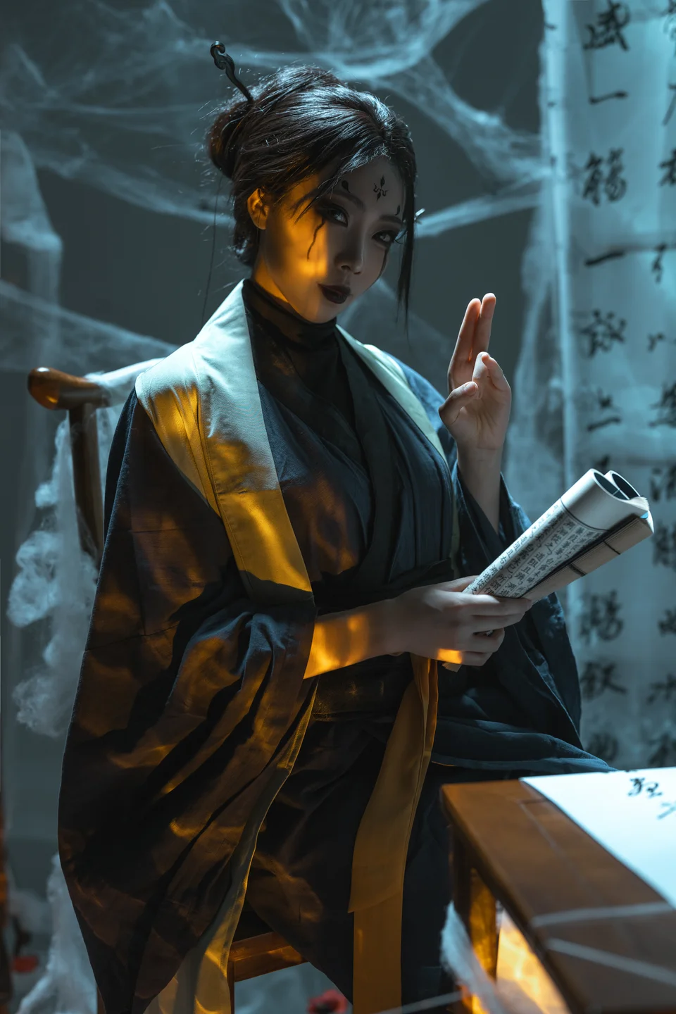 杏仁曲奇 – 黑神话 蜘蛛精四妹 [50P] TG@icoset003.webp