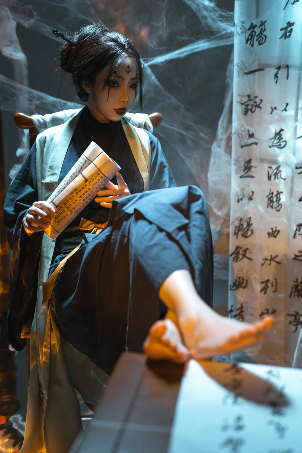 杏仁曲奇 – 黑神话 蜘蛛精四妹 [50P] TG@icoset007.webp