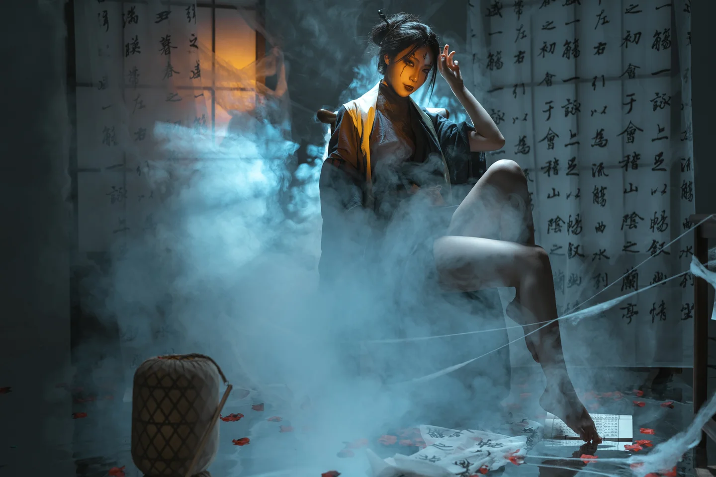 杏仁曲奇 – 黑神话 蜘蛛精四妹 [50P] TG@icoset014.webp