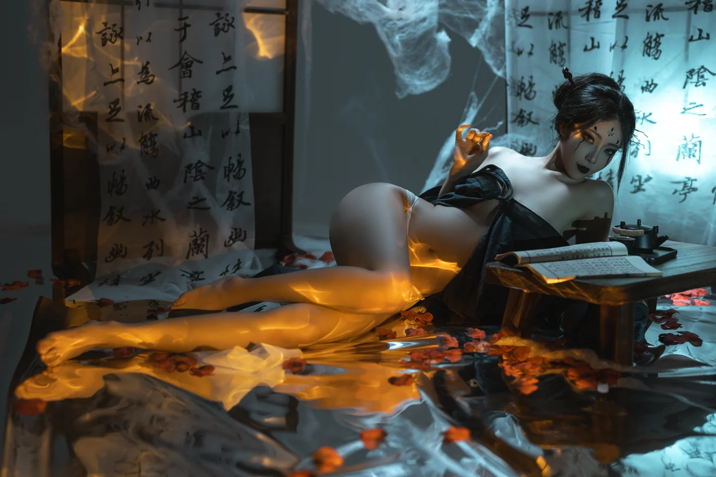 杏仁曲奇 – 黑神话 蜘蛛精四妹 [50P] TG@icoset030.webp
