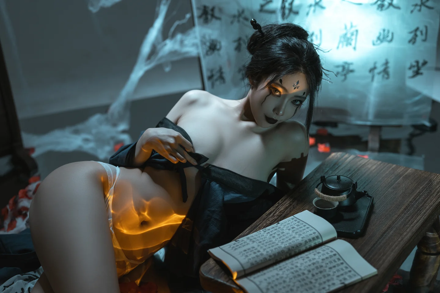 杏仁曲奇 – 黑神话 蜘蛛精四妹 [50P] TG@icoset031.webp
