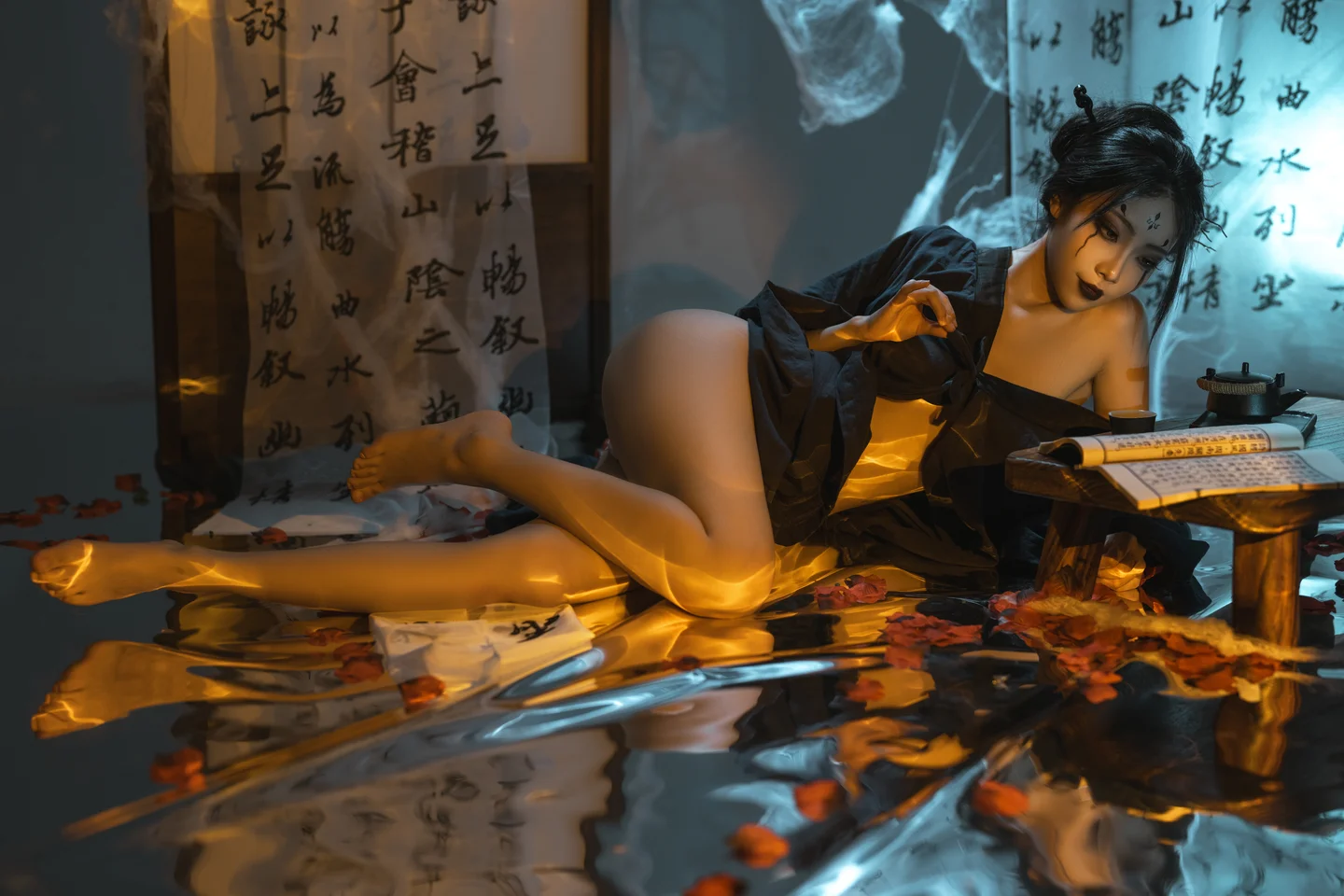 杏仁曲奇 – 黑神话 蜘蛛精四妹 [50P] TG@icoset033.webp