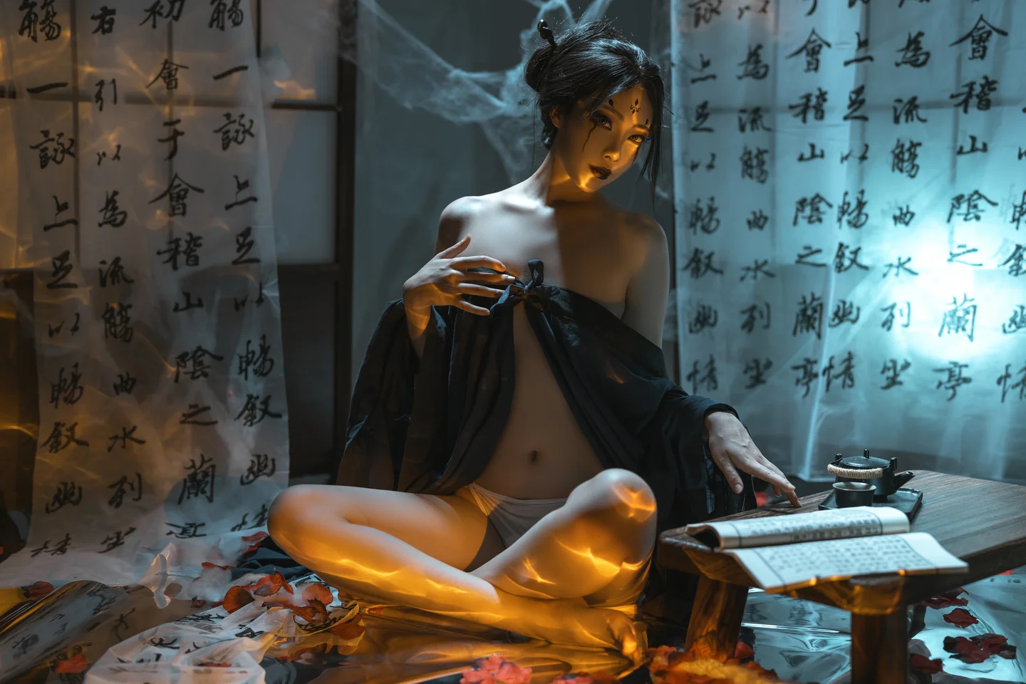 杏仁曲奇 – 黑神话 蜘蛛精四妹 [50P] TG@icoset034.webp