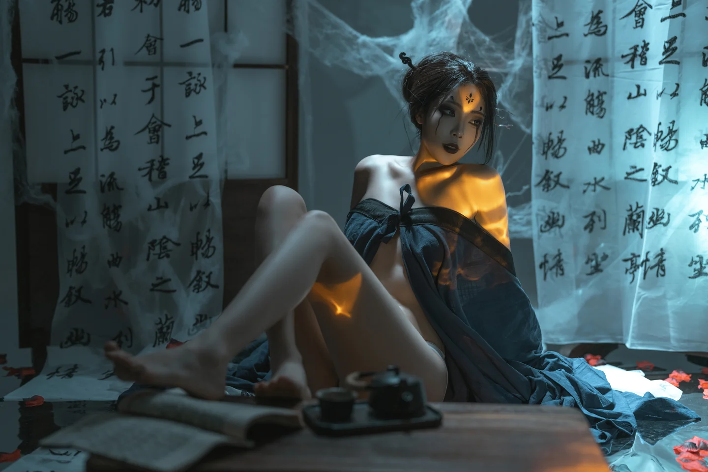 杏仁曲奇 – 黑神话 蜘蛛精四妹 [50P] TG@icoset037.webp
