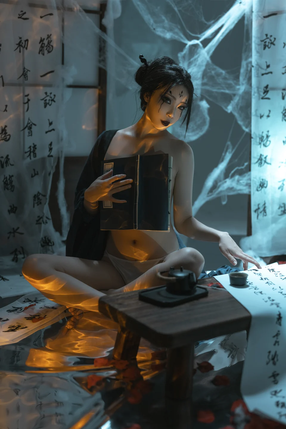 杏仁曲奇 – 黑神话 蜘蛛精四妹 [50P] TG@icoset042.webp