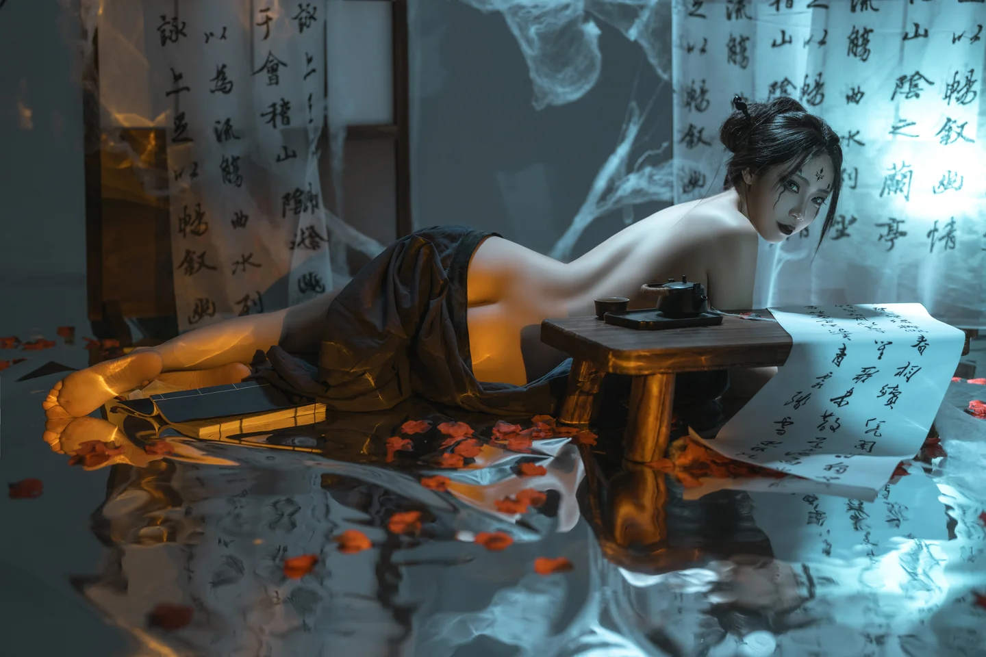 杏仁曲奇 – 黑神话 蜘蛛精四妹 [50P] TG@icoset047.webp