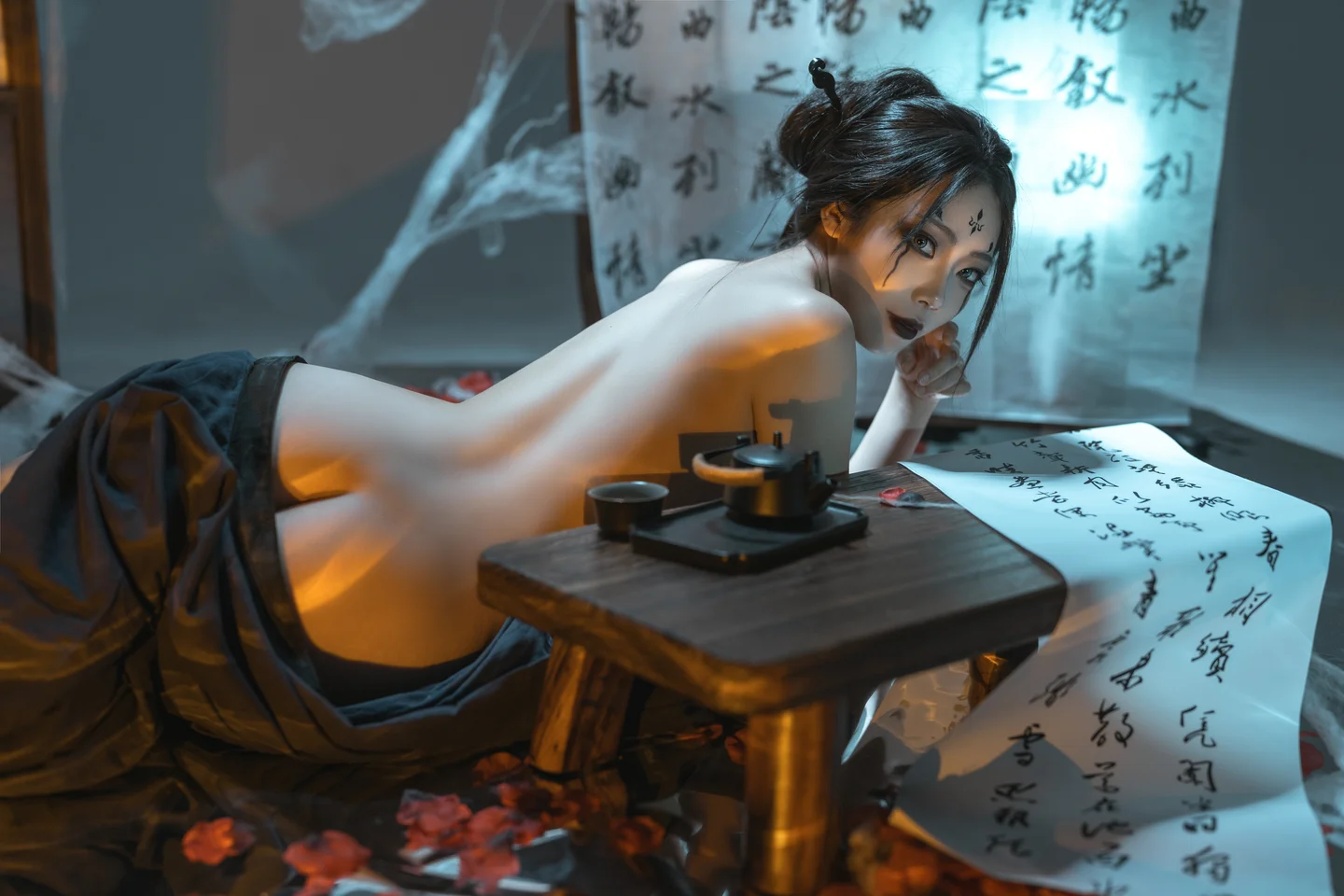 杏仁曲奇 – 黑神话 蜘蛛精四妹 [50P] TG@icoset048.webp