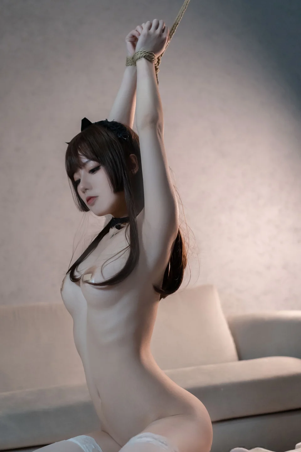 桃良阿宅 – 黑白裙 [52P1V-149MB] 【丝足阁写真】044.webp