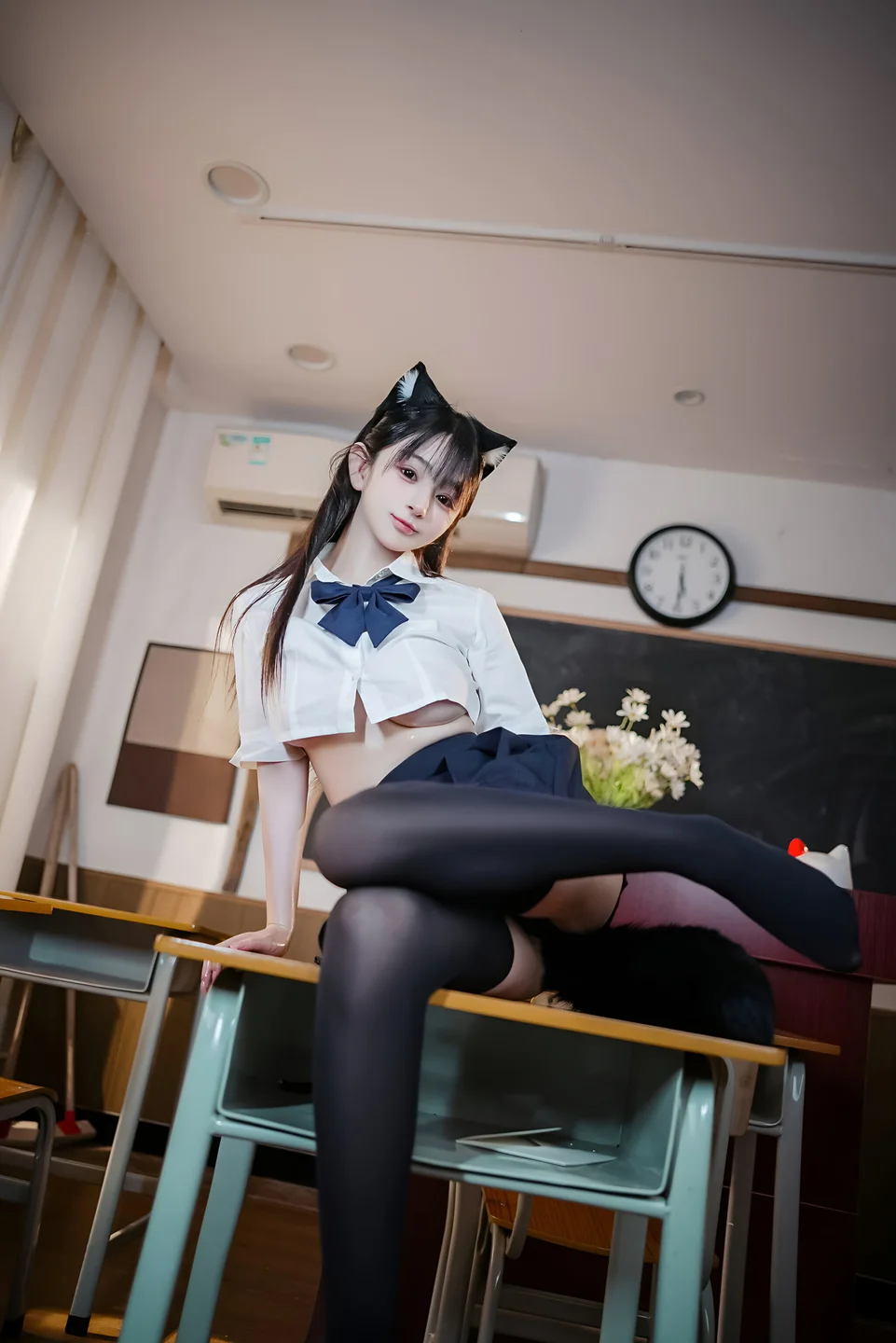 桜井宁宁 - JK猫耳 [150P,1V-890MB] 0008.webp