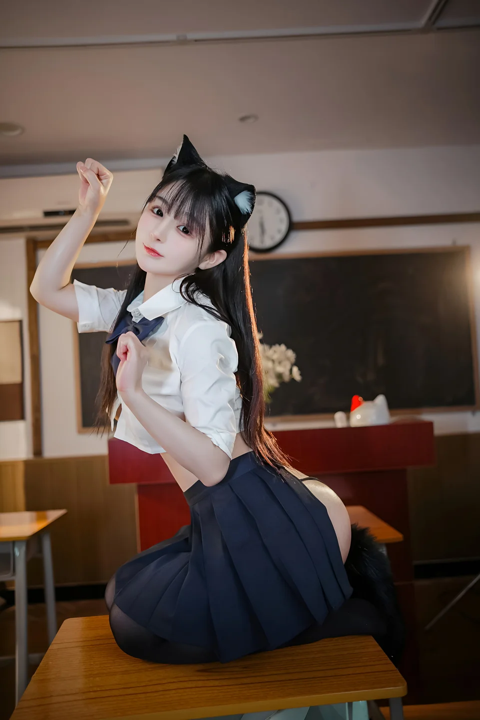 桜井宁宁 - JK猫耳 [150P,1V-890MB] 0021.webp