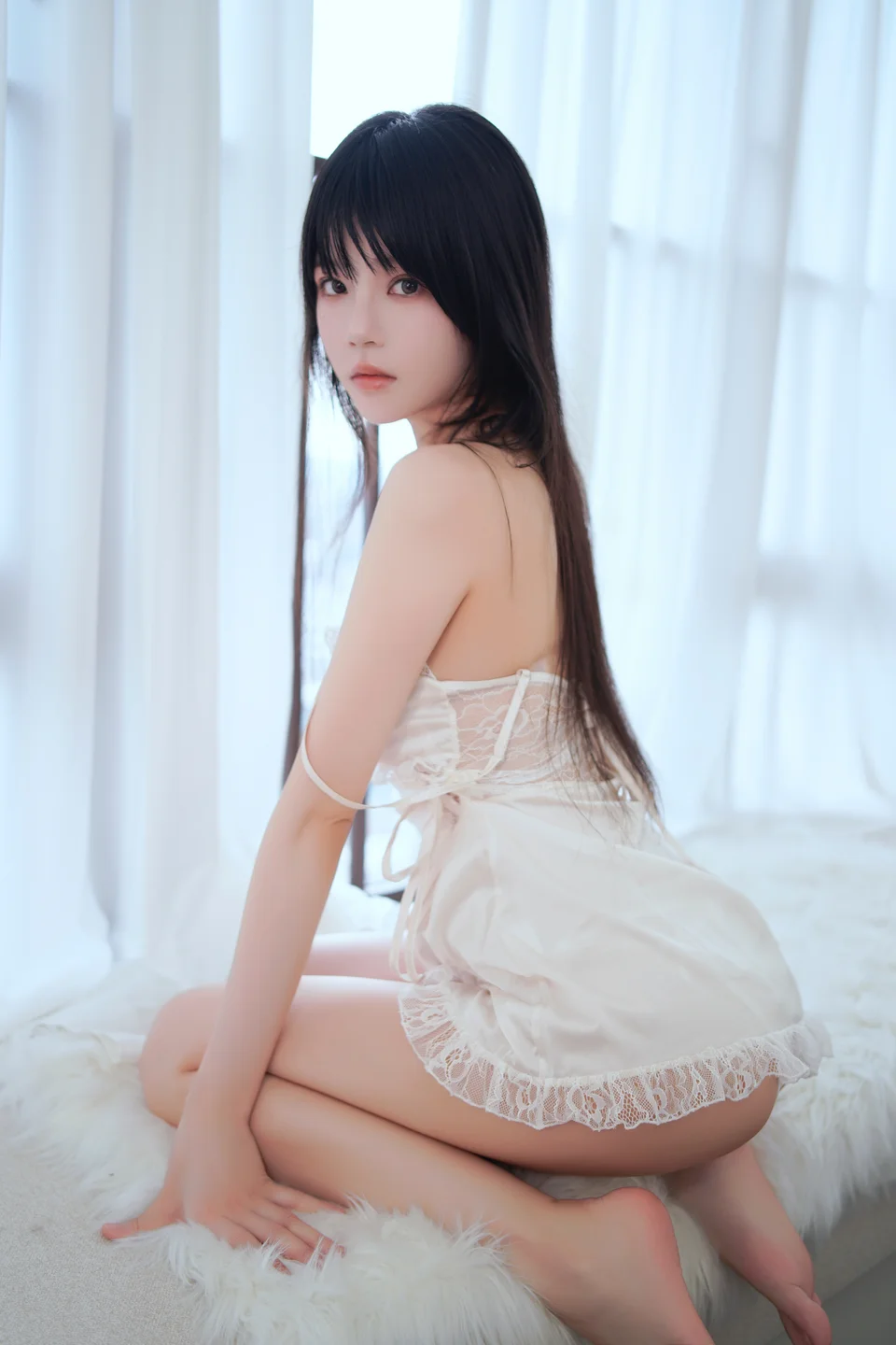 桜桃喵 – 奶油盛宴 [29P3V-2.63GB] 【丝足阁写真】028.webp