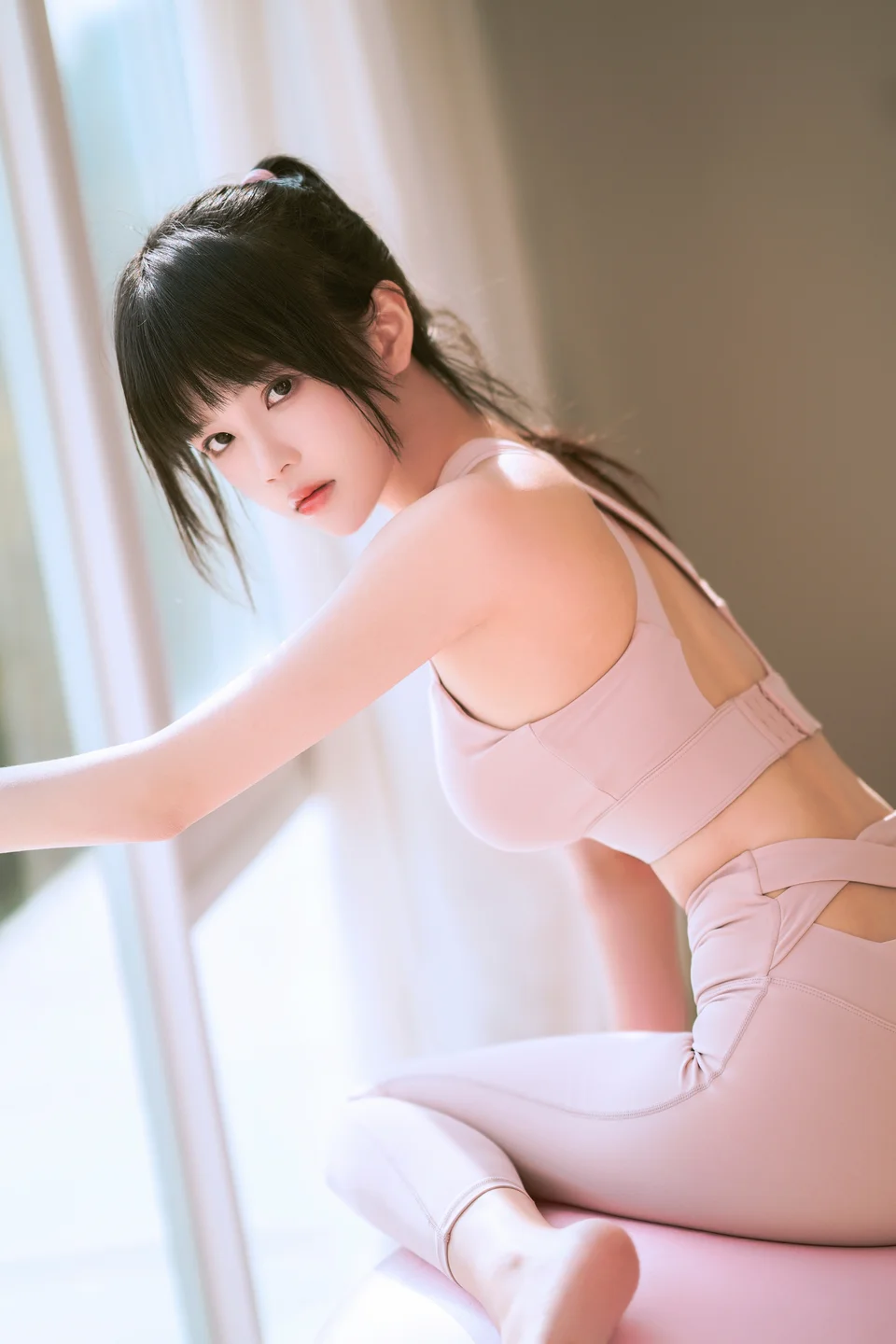 桜桃喵 – 瑜伽服 [45P] 【丝足阁写真】035.webp