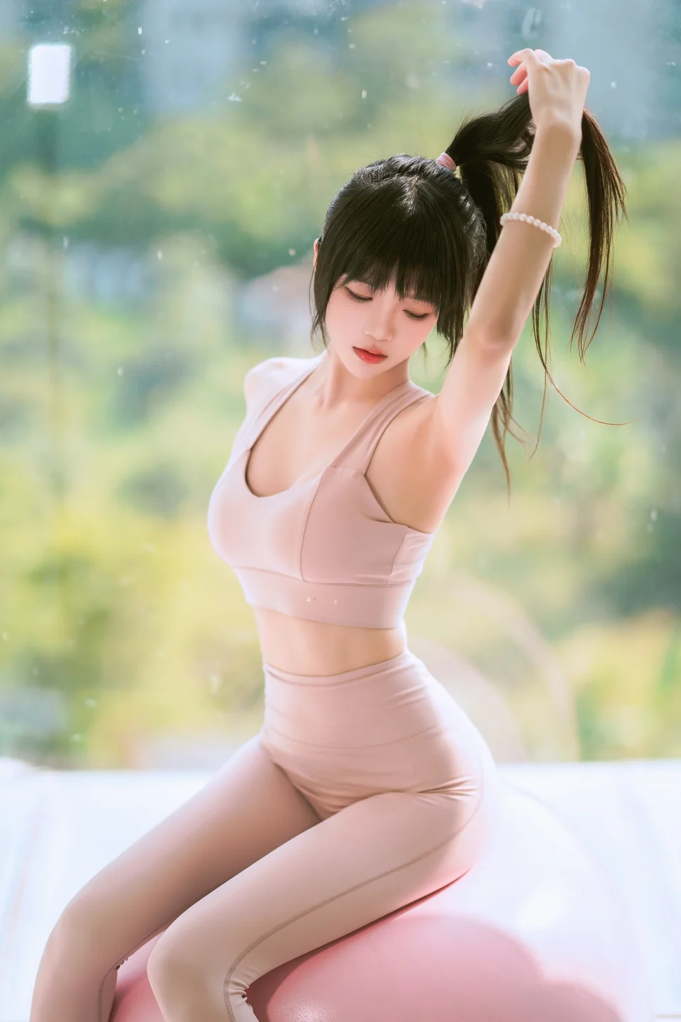 桜桃喵 – 瑜伽服 [45P] 【丝足阁写真】036.webp