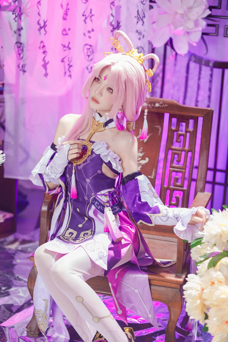 桜桃喵 – 符玄 [27P2V-2.1GB] 【丝足阁写真】001.webp